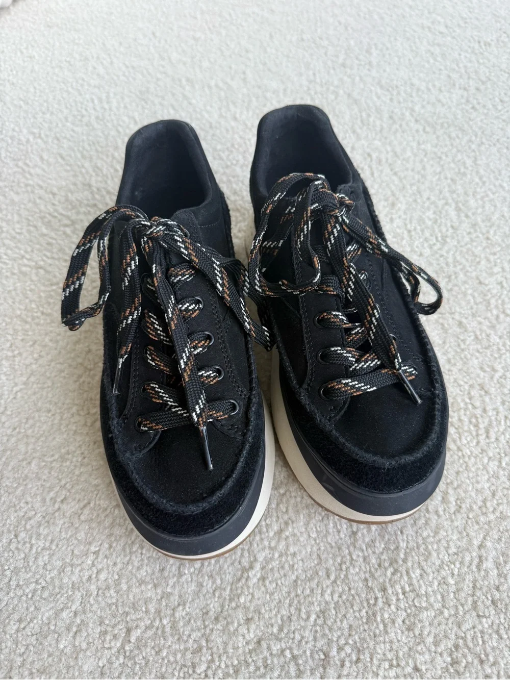 UGG Platform Lace-Up Sneakers in Black - Women's Fashion Shoe